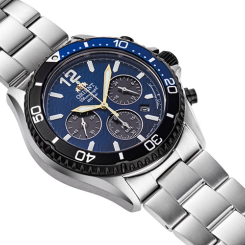 Relógio Orient Mako Sports Solar Edição Limitada - RA TX0208L10B D2SX EL Azul