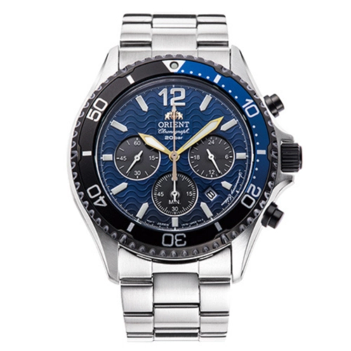 Relógio Orient Mako Sports Solar Edição Limitada - RA TX0208L10B D2SX EL Azul