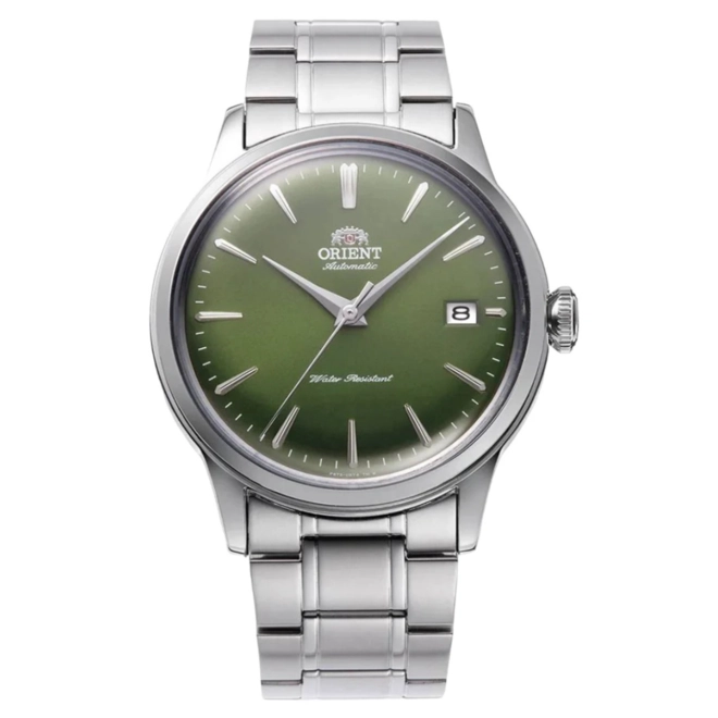 Relógio Orient Bambino Classic Automático - RA AC0M09E30B E1SX Verde 1