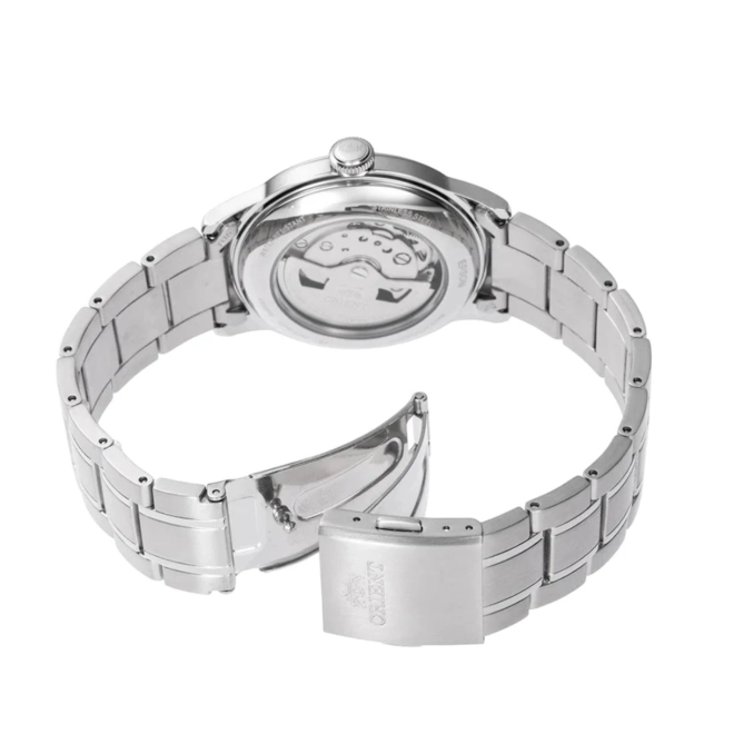 Relógio Orient Bambino Classic Automático - RA AC0M09E30B E1SX Verde 4