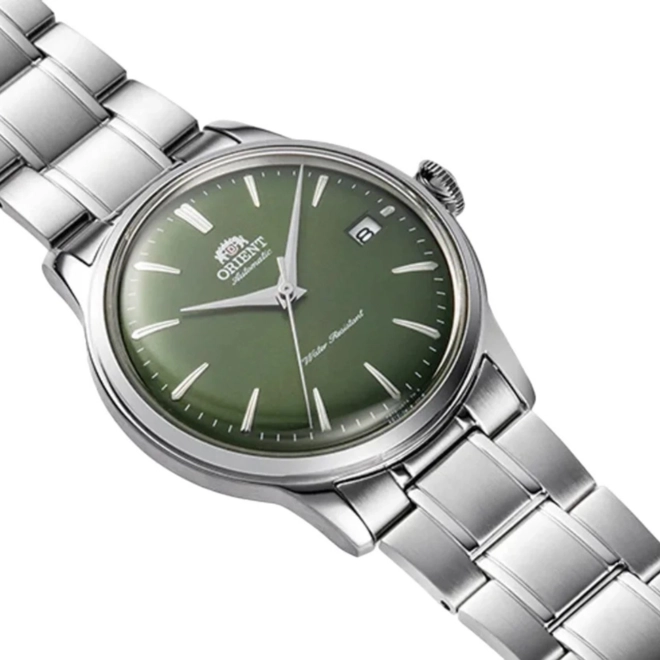 Relógio Orient Bambino Classic Automático - RA AC0M09E30B E1SX Verde 2