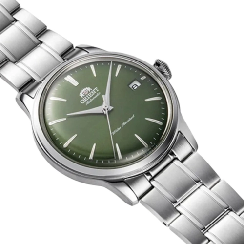 Relógio Orient Bambino Classic Automático - RA AC0M09E30B E1SX Verde