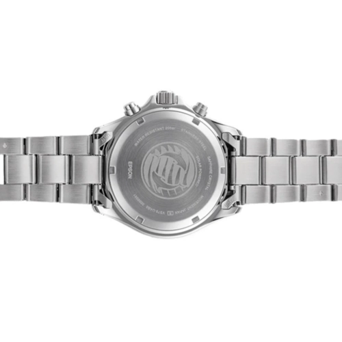 Relógio Orient Mako Sports Cronógrafo Solar - RA TX0206L10B A2SX Azul