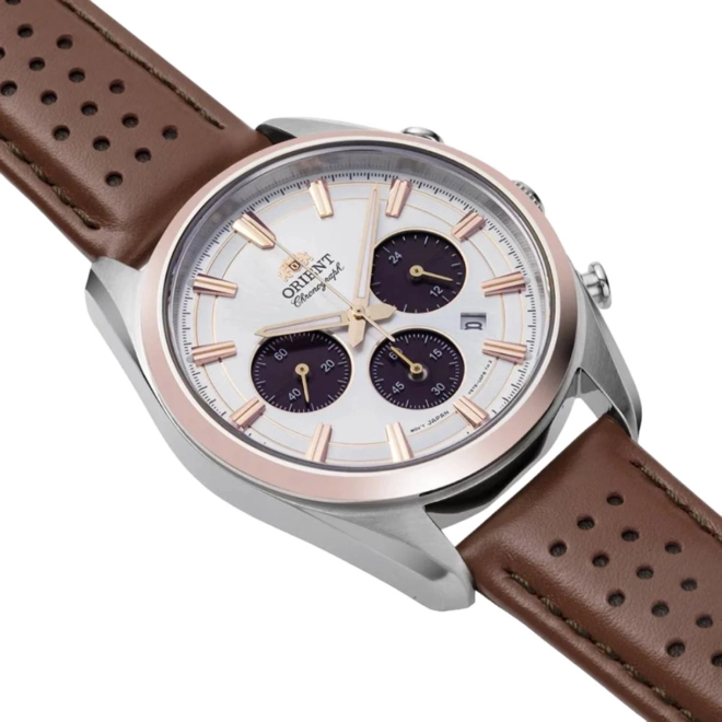 Relógio Orient Contemporary Cronógrafo Solar - RA TX0306S10B B1NX Prata 2