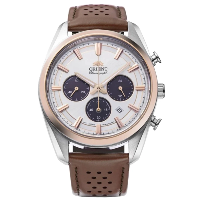 Relógio Orient Contemporary Cronógrafo Solar - RA TX0306S10B B1NX Prata 1