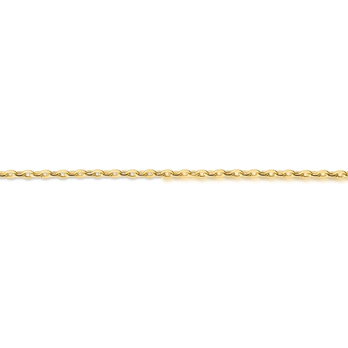 Corrente malha Bailarina ouro 18k polida oca 45CM