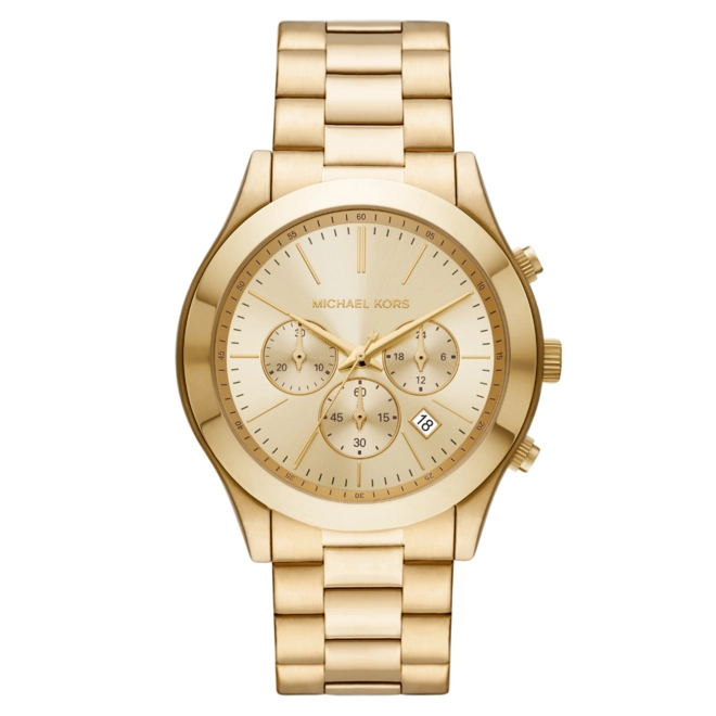 Relógio Michael Kors Runway Cronógrafo - MK8909/1DN Dourado 1