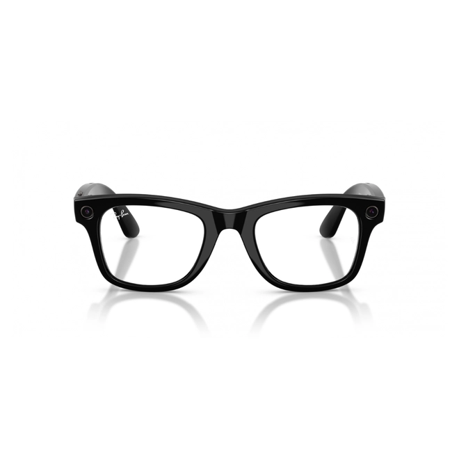 Óculos de Sol Ray-Ban Meta Wayfarer 0RW4012 601/1M50 Acetato Preto com lentes na cor Verde Fotocromático 2