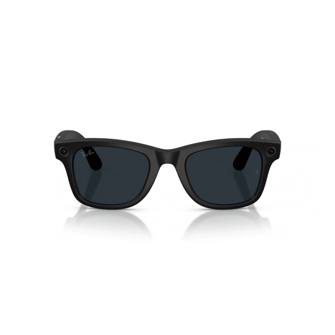 Óculos de Sol Ray-Ban Meta Wayfarer 0RW4012 601S1Z50 Acetato Preto com lentes na cor Cinza Fotocromático 4