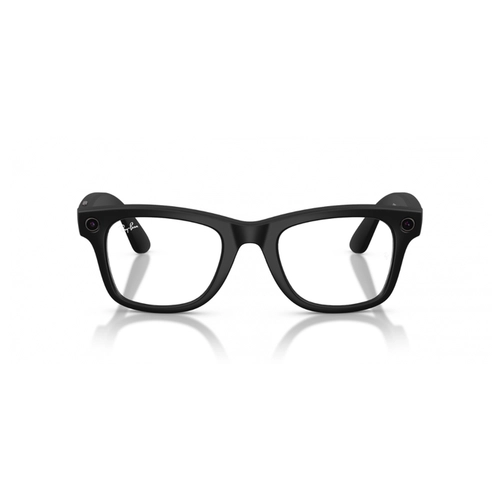 Óculos de Sol Ray-Ban Meta Wayfarer 0RW4012 601S1Z50 Acetato Preto com lentes na cor Cinza Fotocromático