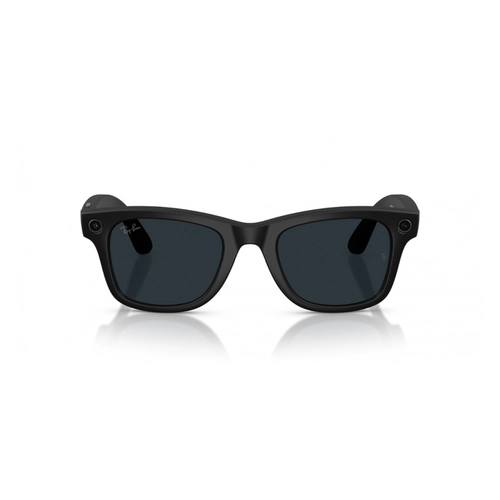 Óculos de Sol Ray-Ban Meta Wayfarer 0RW4012 601S1Z50 Acetato Preto com lentes na cor Cinza Fotocromático