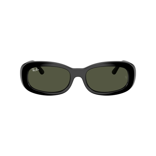 Óculos de Sol Ray-Ban 0RB2221 901/3156 Propionato Preto com lentes na cor Verde