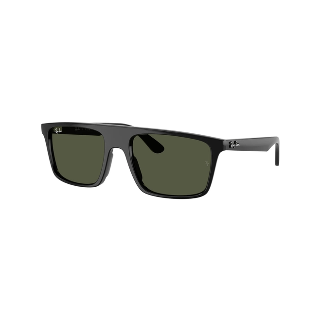 Óculos de Sol Ray-Ban 0RB2222 901/3157 Propionato Preto com lentes na cor Verde 1