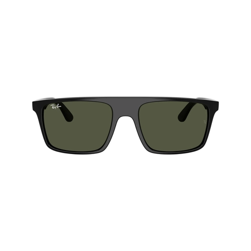 Óculos de Sol Ray-Ban 0RB2222 901/3157 Propionato Preto com lentes na cor Verde