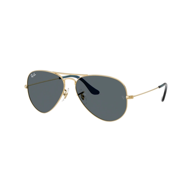 Óculos de Sol Ray-Ban Aviator Large Metal 0RB3025 9278R562 Metal Dourado com lentes na cor Azul 1