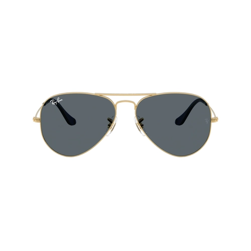Óculos de Sol Ray-Ban Aviator Large Metal 0RB3025 9278R562 Metal Dourado com lentes na cor Azul