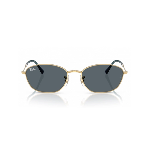 Óculos de Sol Ray-Ban 0RB3749 9278R558 Metal Dourado com lentes na cor Azul