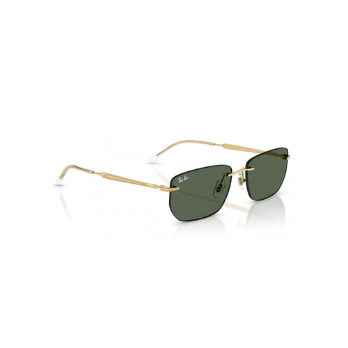 Óculos de Sol Ray-Ban 0RB3768 001/7156 Metal Dourado com lentes na cor Verde