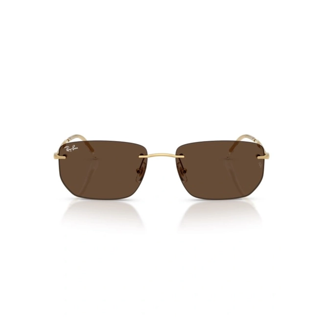 Óculos de Sol Ray-Ban 0RB3768 001/7356 Metal Dourado com lentes na cor Marrom 2