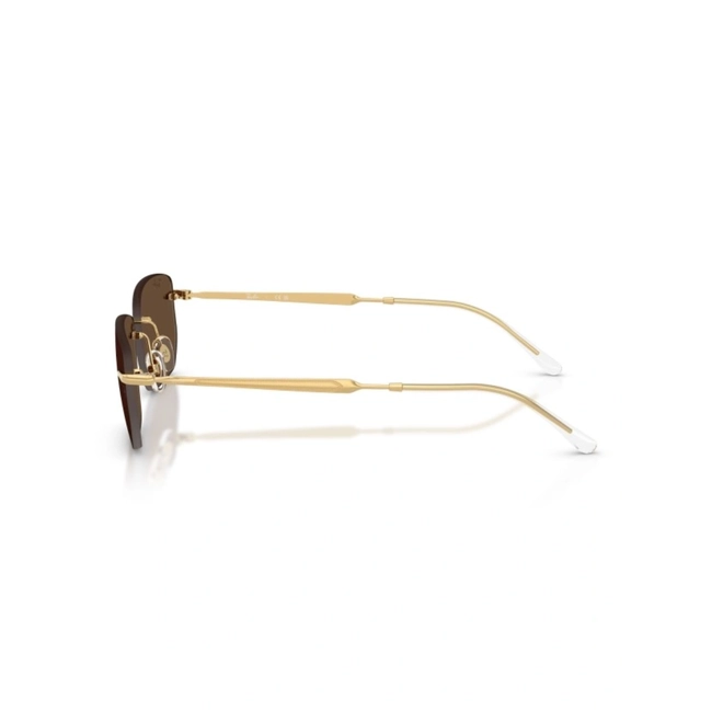Óculos de Sol Ray-Ban 0RB3768 001/7356 Metal Dourado com lentes na cor Marrom 4