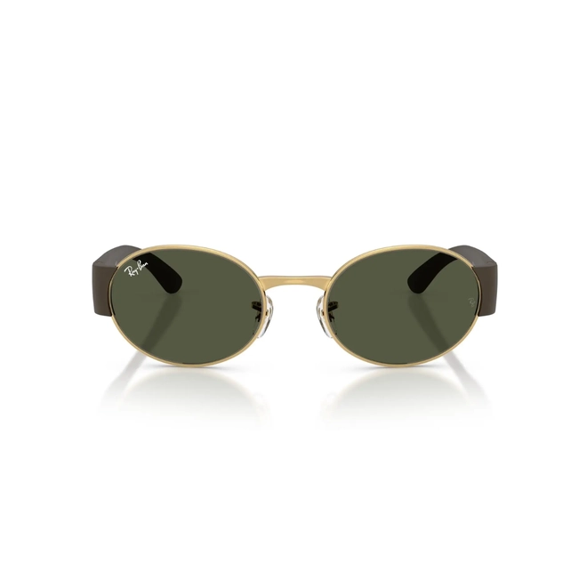 Óculos de Sol Ray-Ban 0RB3770 001/3154 Metal Dourado com lentes na cor Verde 2