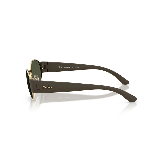 Óculos de Sol Ray-Ban 0RB3770 001/3154 Metal Dourado com lentes na cor Verde 4