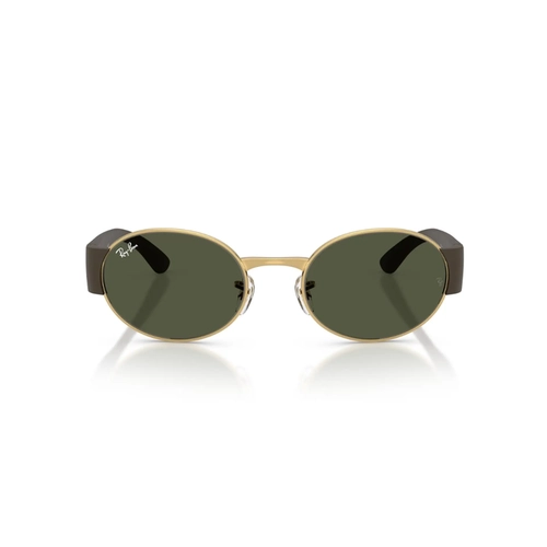 Óculos de Sol Ray-Ban 0RB3770 001/3154 Metal Dourado com lentes na cor Verde