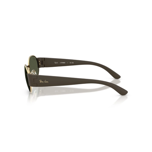 Óculos de Sol Ray-Ban 0RB3770 001/3154 Metal Dourado com lentes na cor Verde