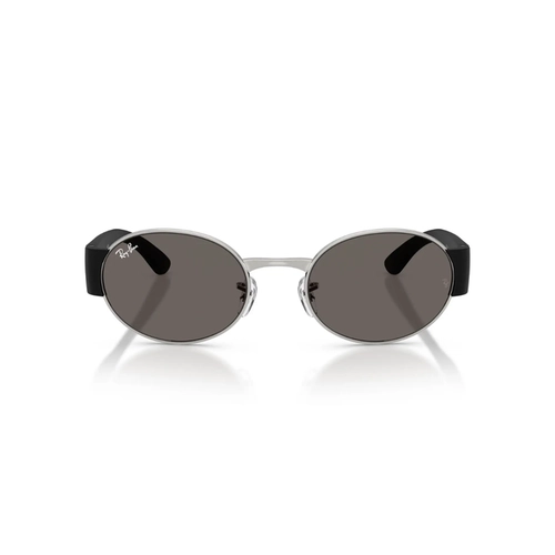 Óculos de Sol Ray-Ban 0RB3770 003/B154 Metal Prata com lentes na cor Cinza