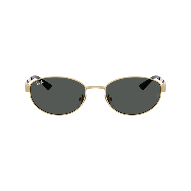 Óculos de Sol Ray-Ban 0RB3774D 001/8755 Metal Dourado com lentes na cor Cinza 2