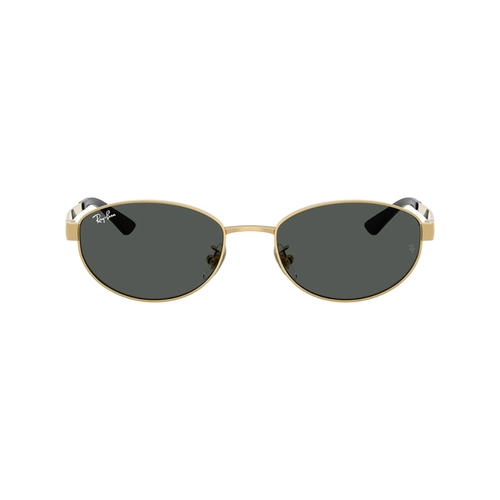 Óculos de Sol Ray-Ban 0RB3774D 001/8755 Metal Dourado com lentes na cor Cinza