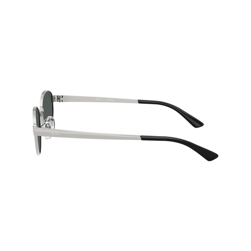 Óculos de Sol Ray-Ban 0RB3774D 003/8755 Metal Prata com lentes na cor Cinza Escuro