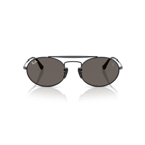 Óculos de Sol Ray-Ban 0RB3775M F134B154 Metal Preto com lentes na cor Cinza Escuro