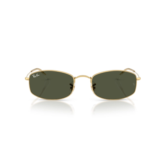 Óculos de Sol Ray-Ban 0RB3832 001/3155 Metal Dourado com lentes na cor Verde 2