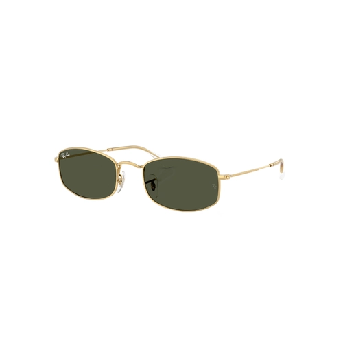 Óculos de Sol Ray-Ban 0RB3832 001/3155 Metal Dourado com lentes na cor Verde