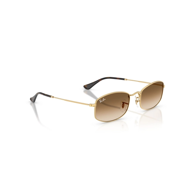 Óculos de Sol Ray-Ban 0RB3832 001/5155 Metal Dourado com lentes na cor Marrom Degradê 3