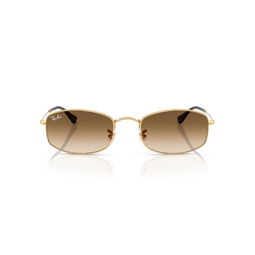 Óculos de Sol Ray-Ban 0RB3832 001/5155 Metal Dourado com lentes na cor Marrom Degradê