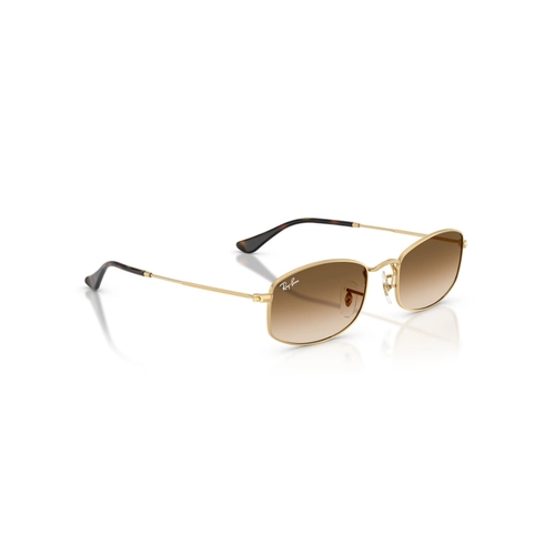 Óculos de Sol Ray-Ban 0RB3832 001/5155 Metal Dourado com lentes na cor Marrom Degradê