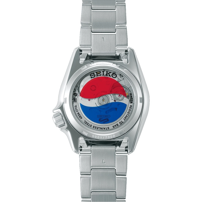 Relógio Seiko 5 Sports Edição Limitada Pepsi - SRPL99K1 S1SX EL Prata 3
