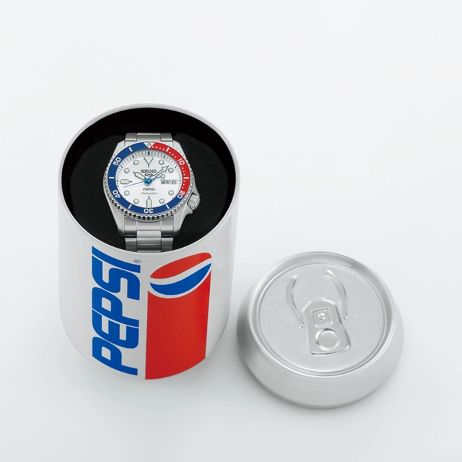 Relógio Seiko 5 Sports Edição Limitada Pepsi - SRPL99K1 S1SX EL Prata 4