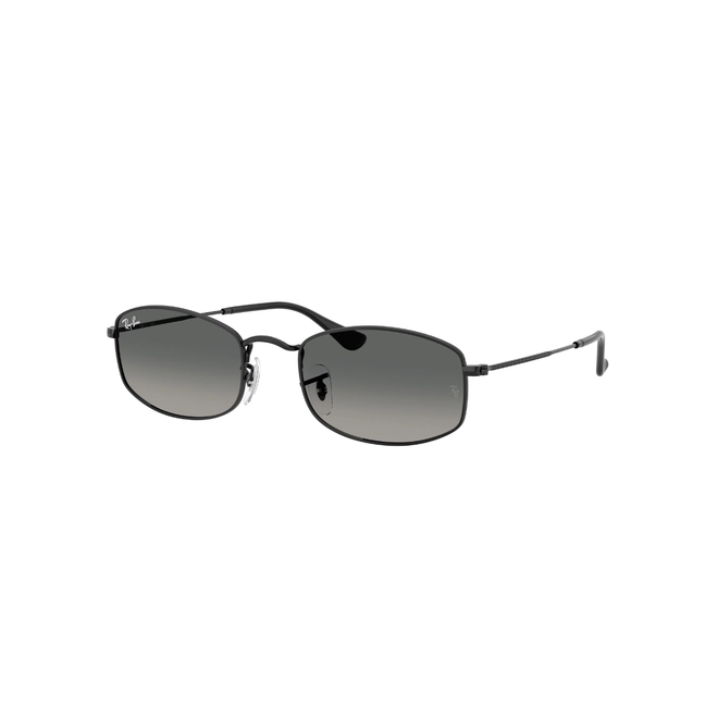 Óculos de Sol Ray-Ban 0RB3832 002/7155 Metal Preto com lentes na cor Cinza Degradê 1