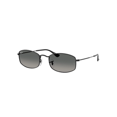 Óculos de Sol Ray-Ban 0RB3832 002/7155 Metal Preto com lentes na cor Cinza Degradê