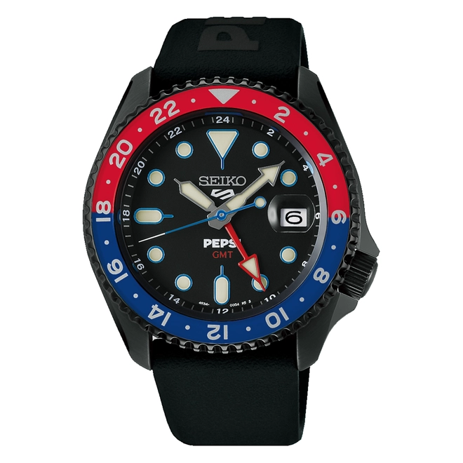 Relógio Seiko 5 Sports Edição Limitada Pepsi - SSK047K1 P1PX EL Preto 1