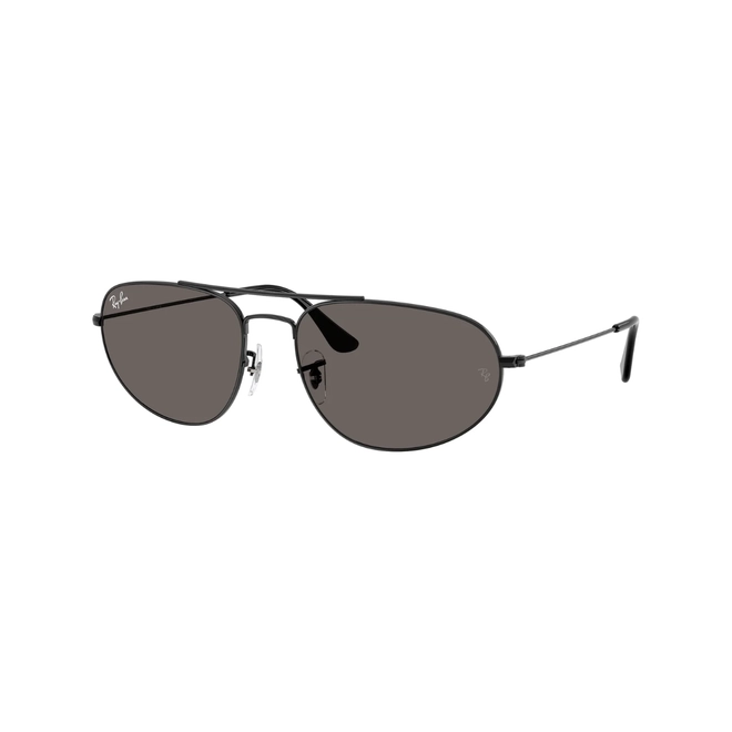 Óculos de Sol Ray-Ban 0RB3945 002/B160 Metal Preto com lentes na cor Cinza Escuro 1