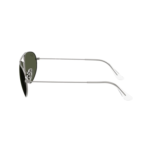 Óculos de Sol Ray-Ban 0RB3945 004/3160 Metal Chumbo com lentes na cor Verde