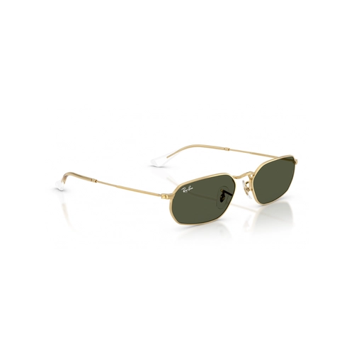 Óculos de Sol Ray-Ban 0RB3947 001/3157 Metal Dourado com lentes na cor Verde