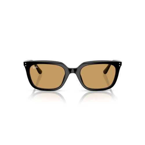 Óculos de Sol Ray-Ban 0RB4439D 901/7354 Propionato Preto com lentes na cor Amarelo