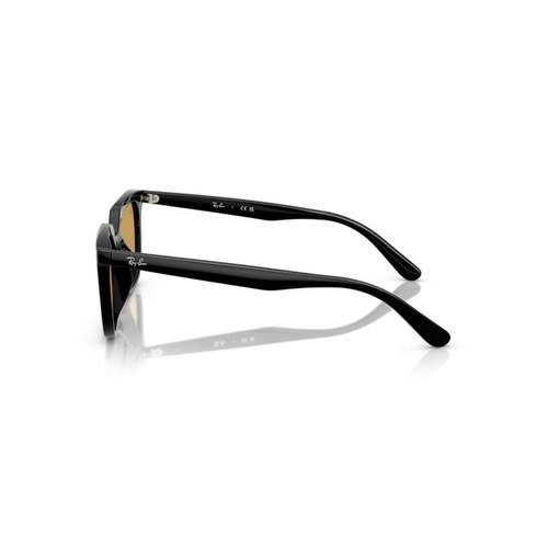 Óculos de Sol Ray-Ban 0RB4439D 901/7354 Propionato Preto com lentes na cor Amarelo