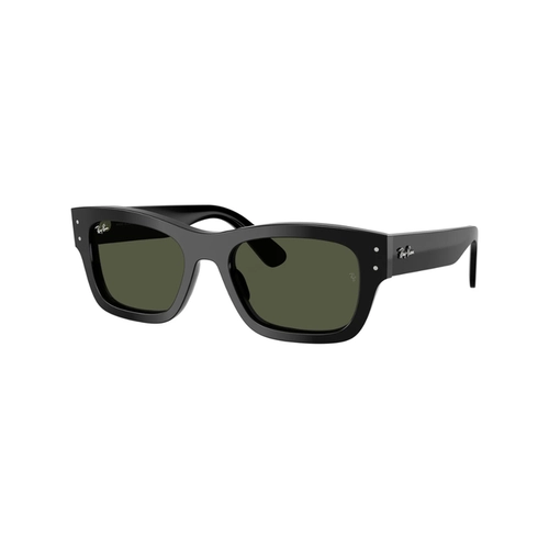 Óculos de Sol Ray-Ban Joseph 0RB7683S 901/3155 Acetato Preto com lentes na cor Verde
