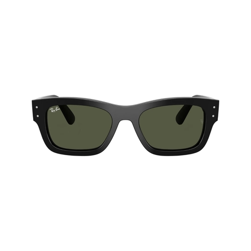 Óculos de Sol Ray-Ban Joseph 0RB7683S 901/3155 Acetato Preto com lentes na cor Verde